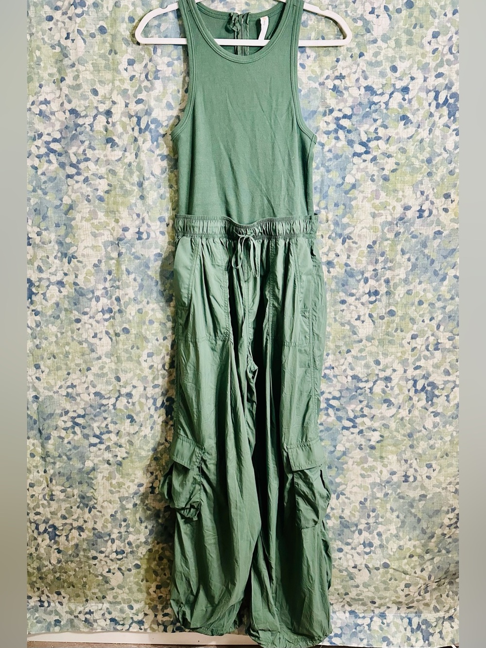 Daily Practice Sage Green Utility Jumpsuit XS